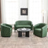 Logan Faux Leather Tufted Loveseat | Fabric Loveseat Couch | Kinwell Furniture | Modern Loveseats & Comfortable Loveseat Sofa Couches